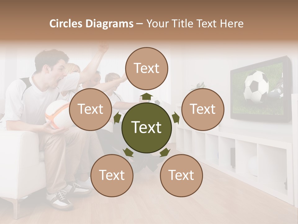 Mother Togetherness Couch PowerPoint Template