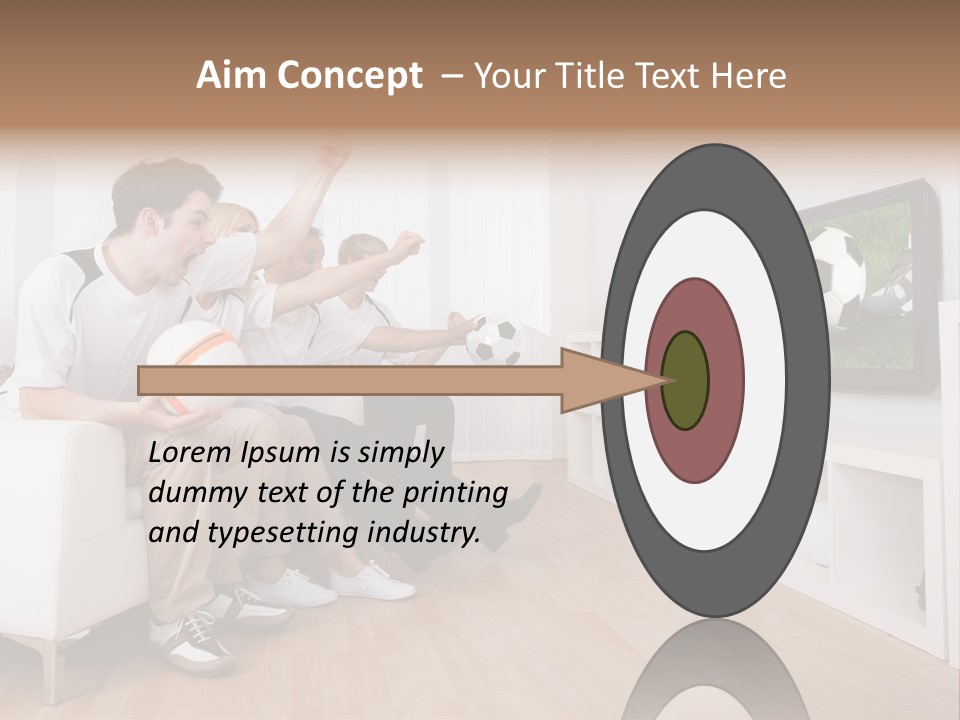 Mother Togetherness Couch PowerPoint Template