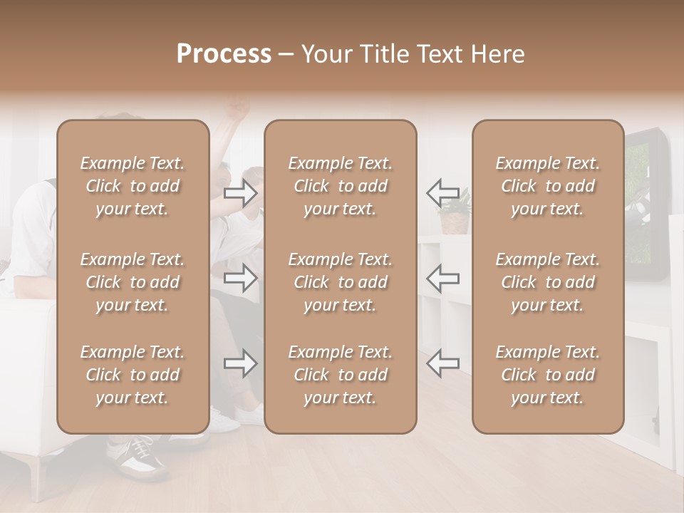 Mother Togetherness Couch PowerPoint Template