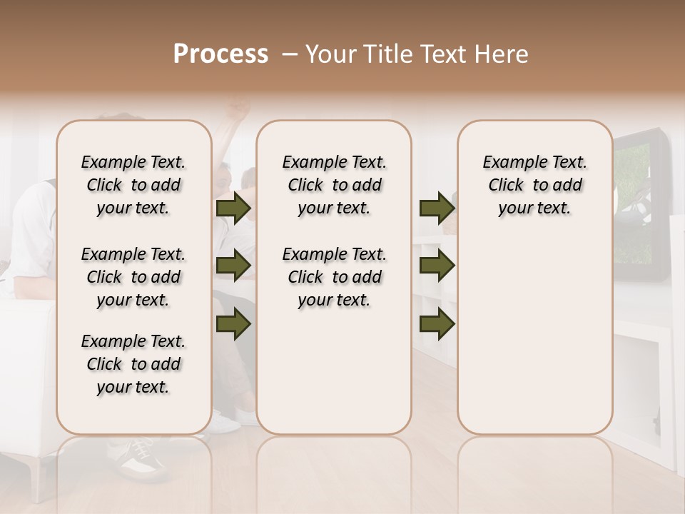 Mother Togetherness Couch PowerPoint Template