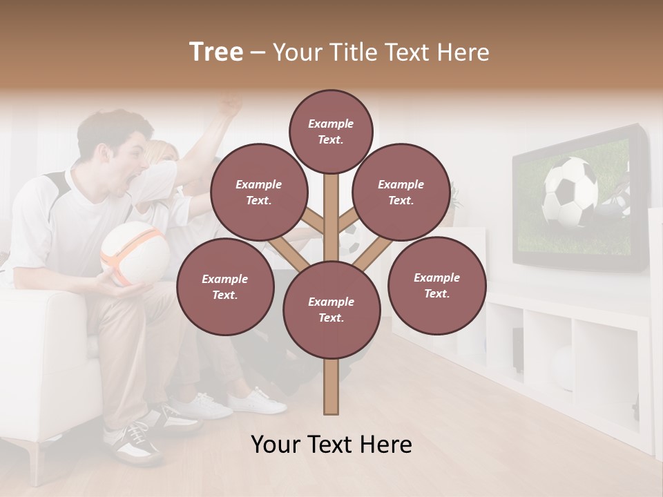 Mother Togetherness Couch PowerPoint Template