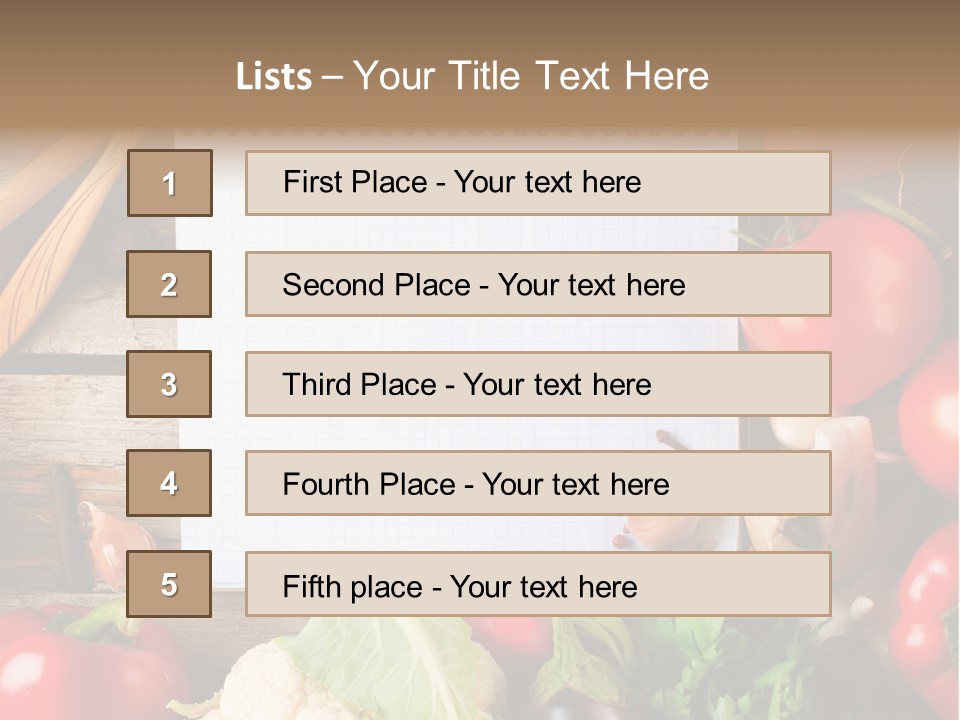 Cooking Food Organic PowerPoint Template