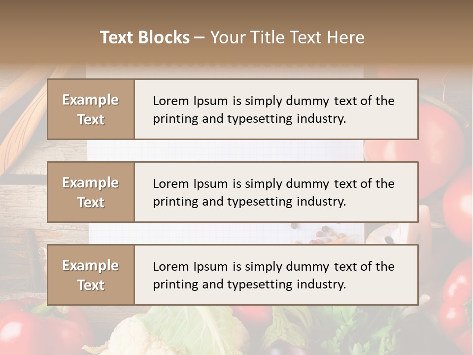 Cooking Food Organic PowerPoint Template