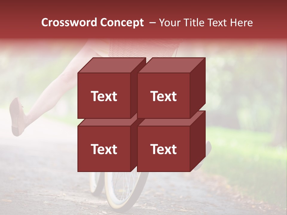 Summertime Landscape Flowers PowerPoint Template