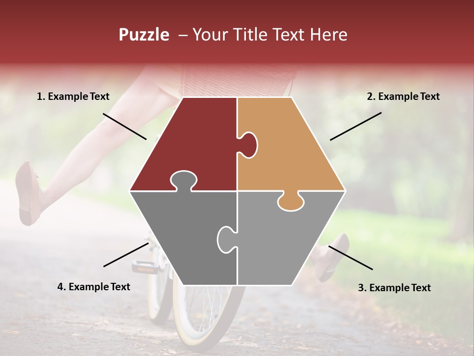 Summertime Landscape Flowers PowerPoint Template