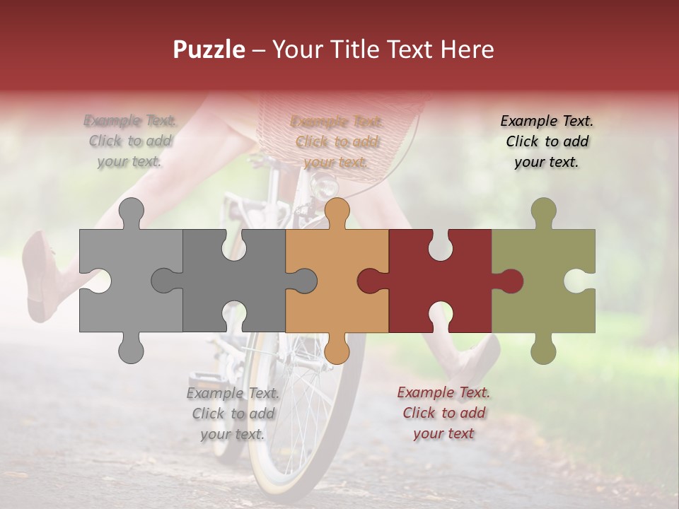 Summertime Landscape Flowers PowerPoint Template