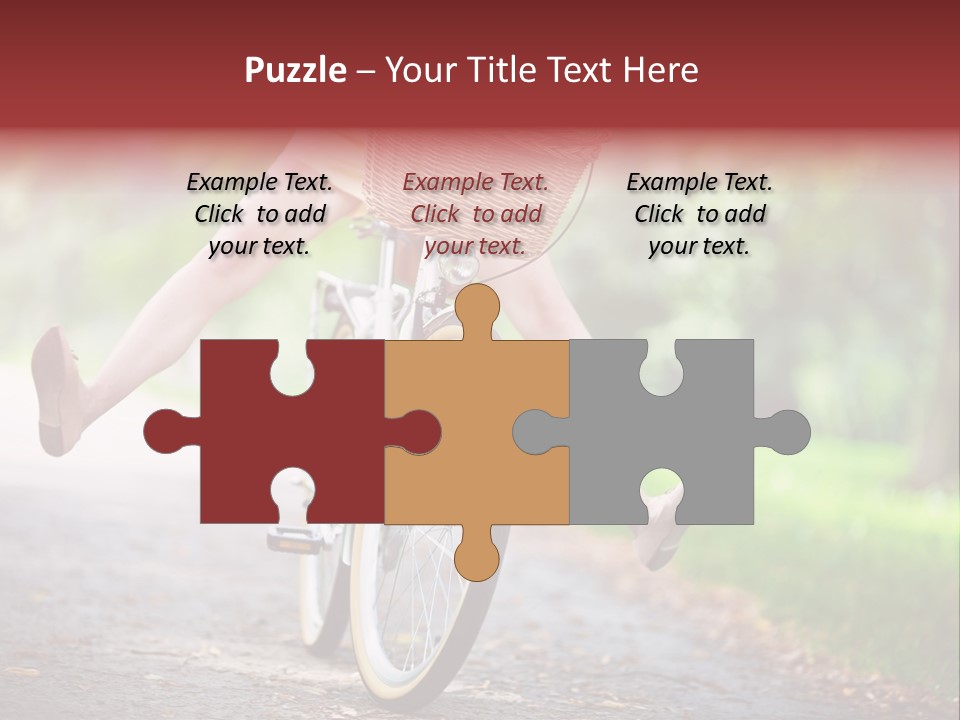 Summertime Landscape Flowers PowerPoint Template