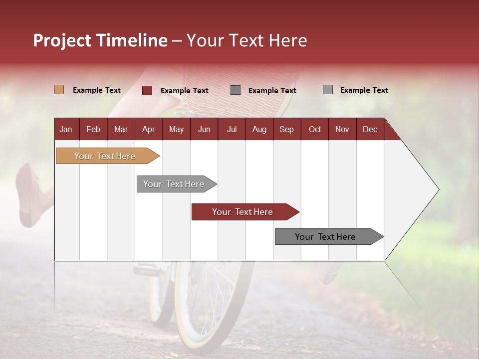 Summertime Landscape Flowers PowerPoint Template