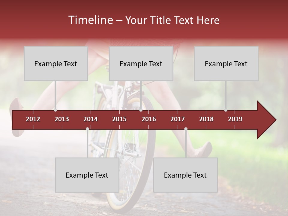 Summertime Landscape Flowers PowerPoint Template