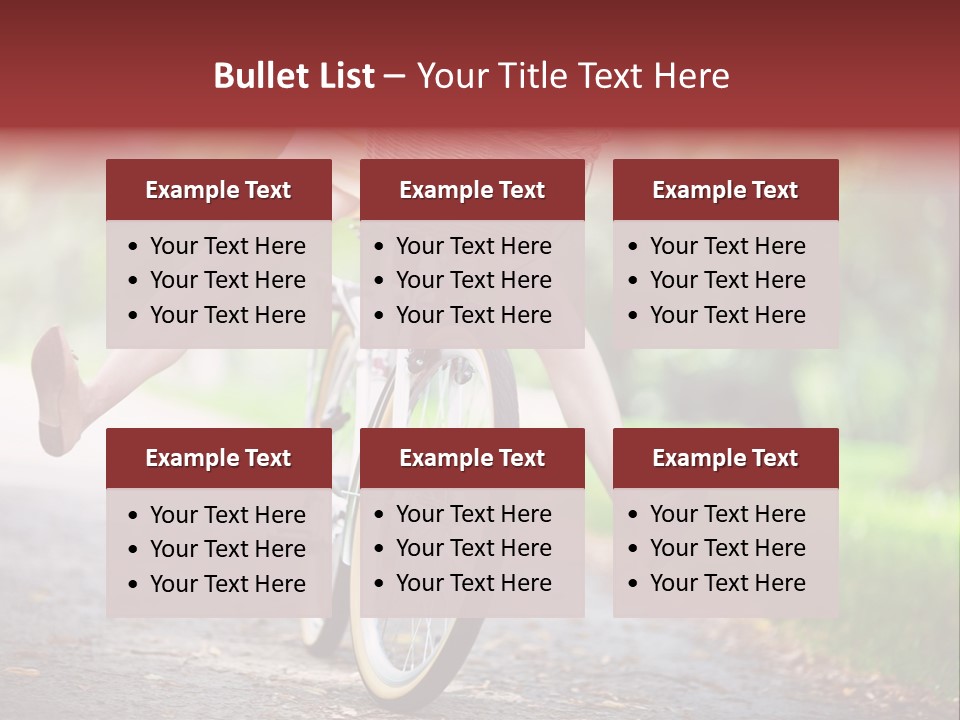 Summertime Landscape Flowers PowerPoint Template