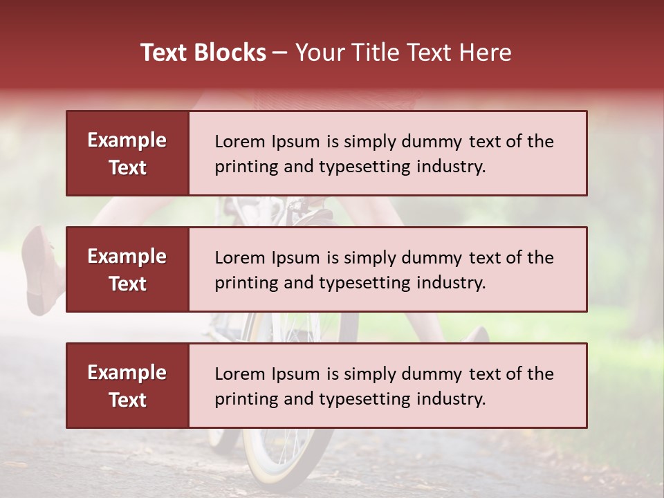 Summertime Landscape Flowers PowerPoint Template