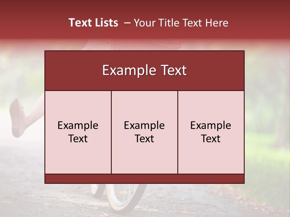 Summertime Landscape Flowers PowerPoint Template