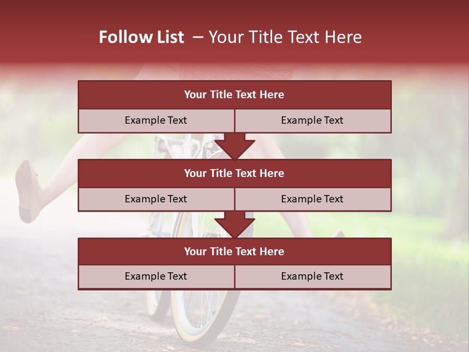 Summertime Landscape Flowers PowerPoint Template