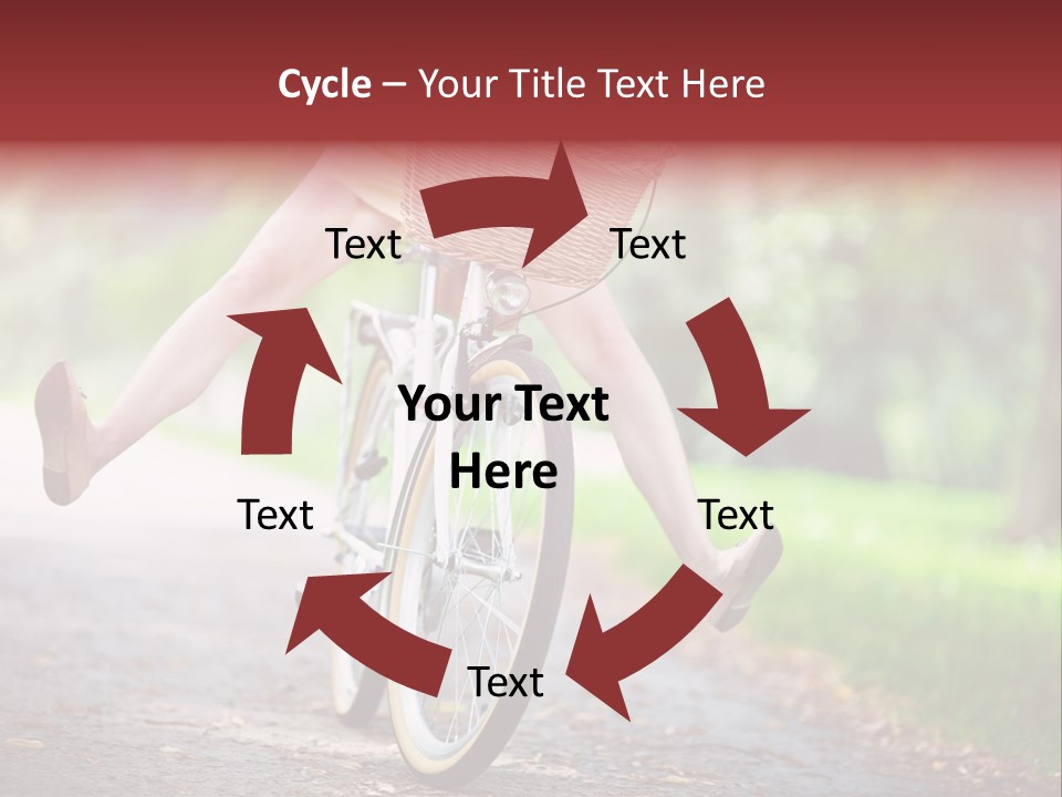 Summertime Landscape Flowers PowerPoint Template