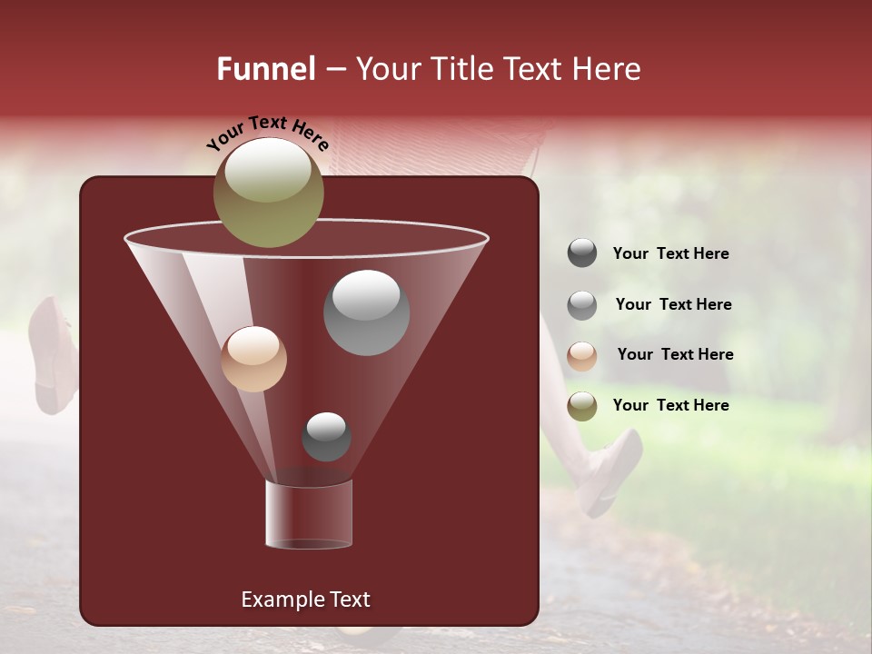 Summertime Landscape Flowers PowerPoint Template