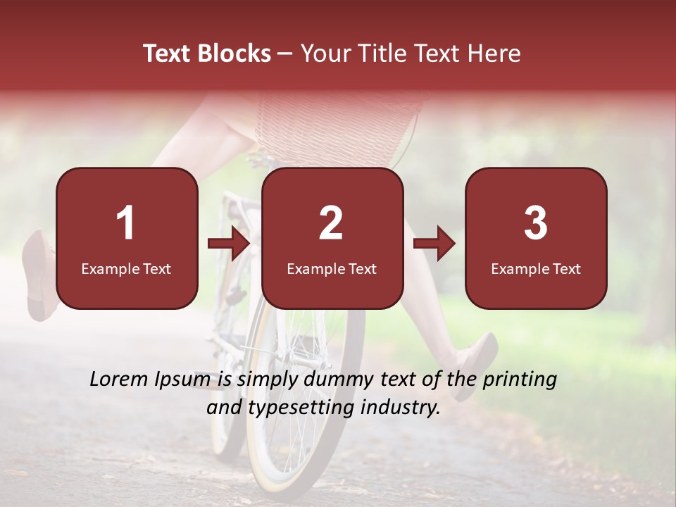 Summertime Landscape Flowers PowerPoint Template