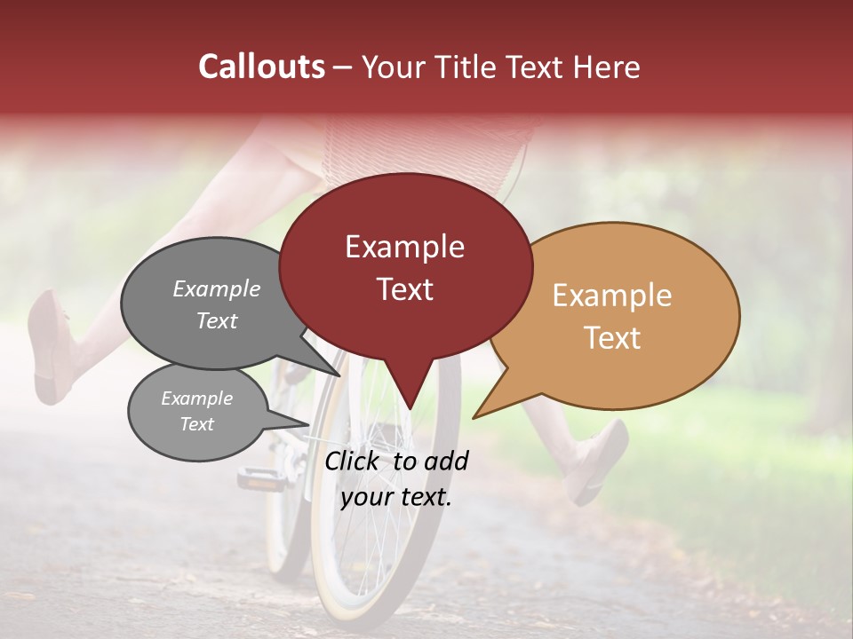 Summertime Landscape Flowers PowerPoint Template