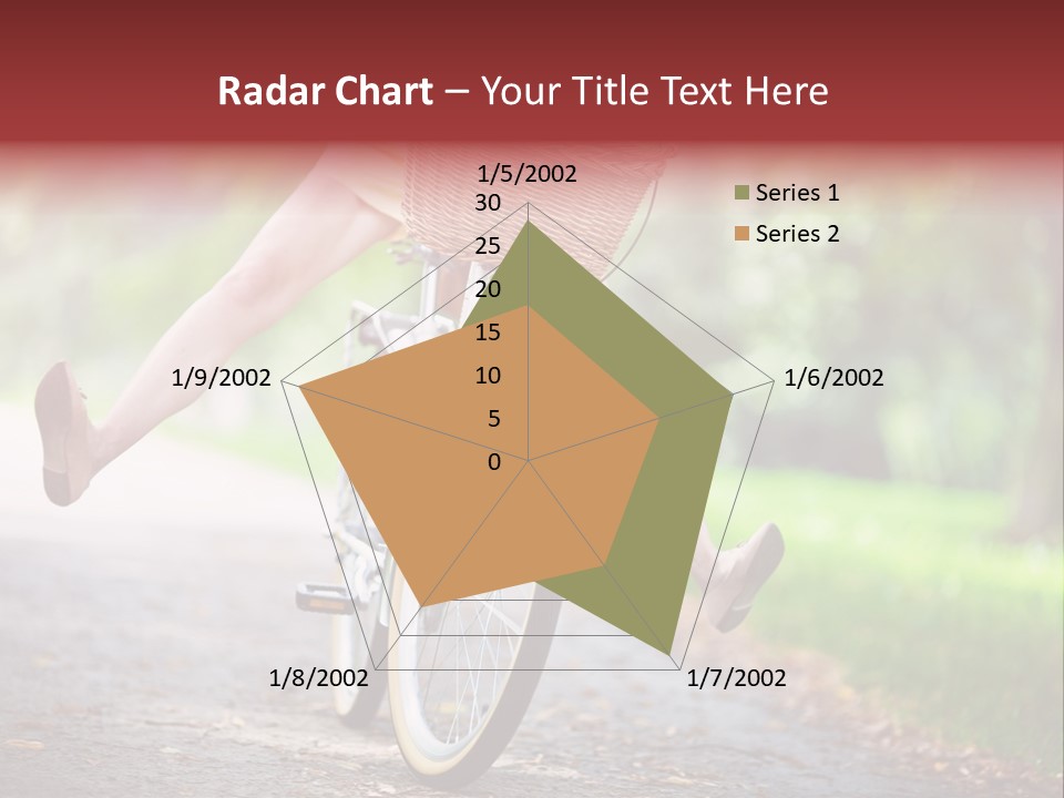 Summertime Landscape Flowers PowerPoint Template