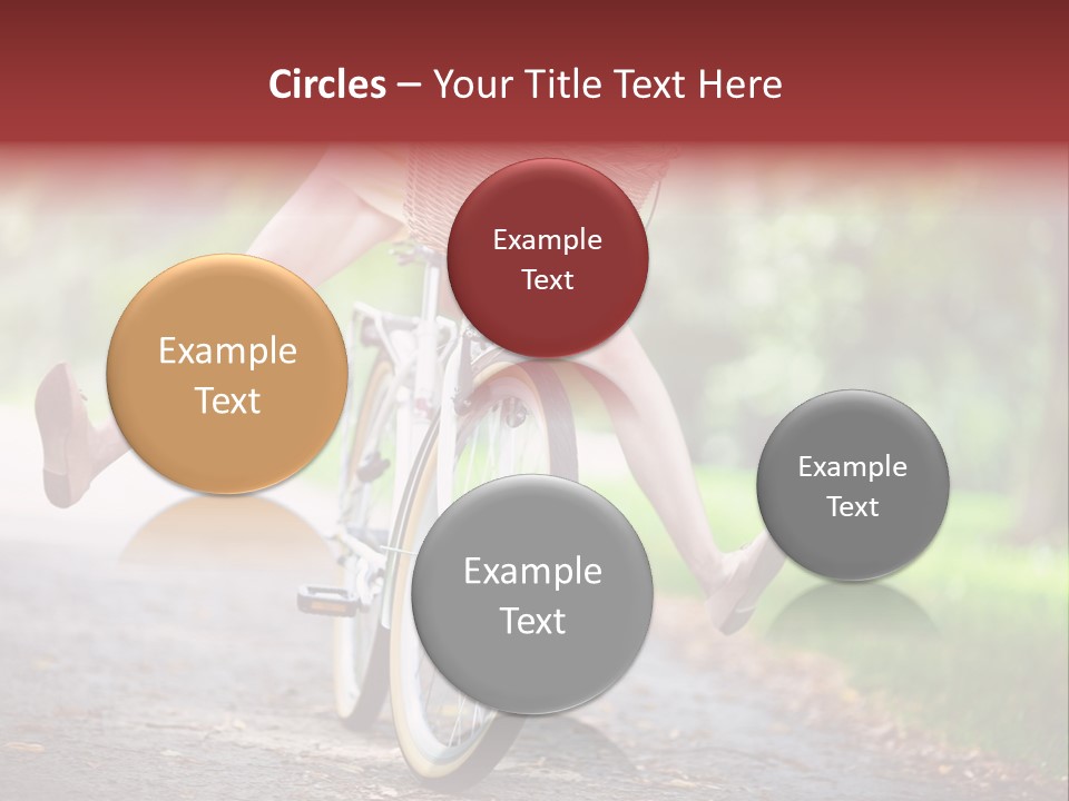 Summertime Landscape Flowers PowerPoint Template