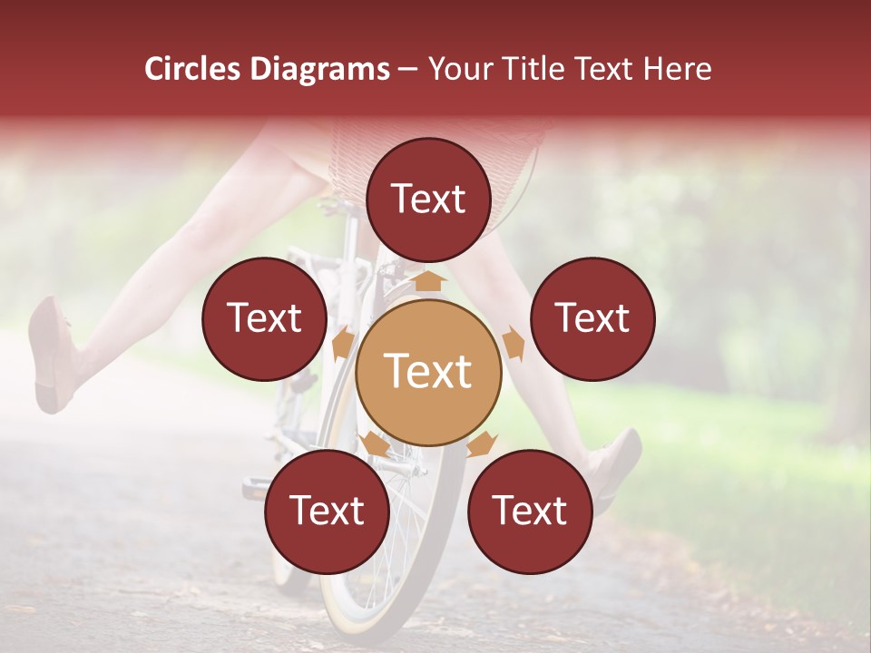 Summertime Landscape Flowers PowerPoint Template