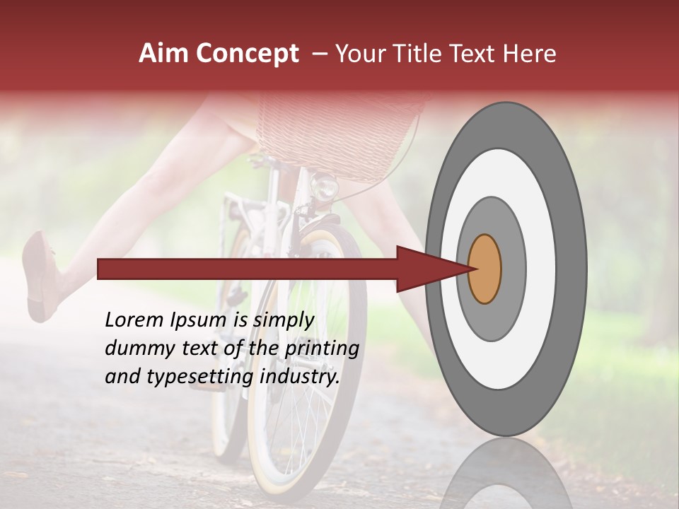 Summertime Landscape Flowers PowerPoint Template