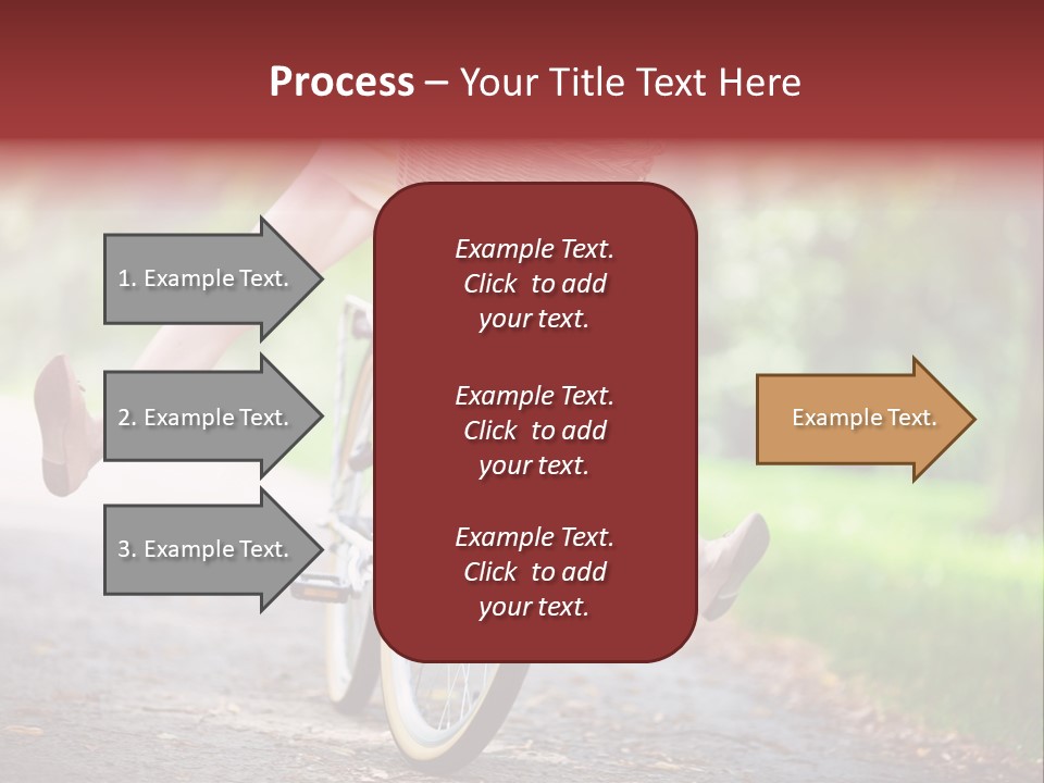 Summertime Landscape Flowers PowerPoint Template