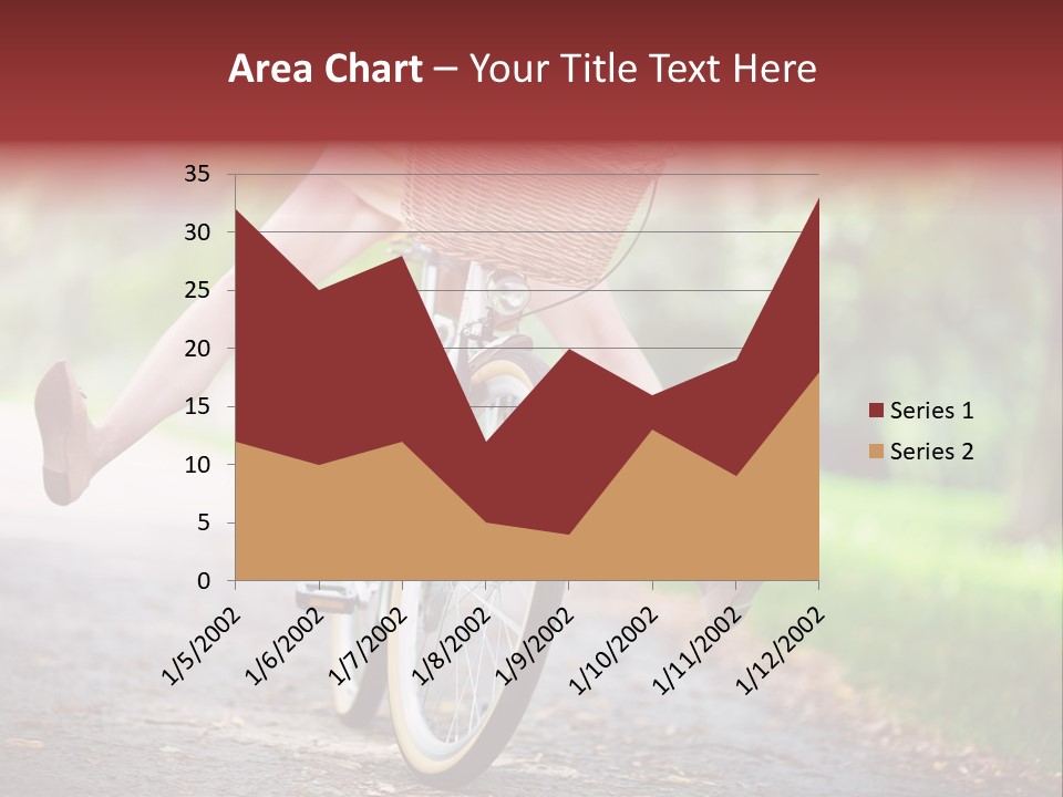 Summertime Landscape Flowers PowerPoint Template
