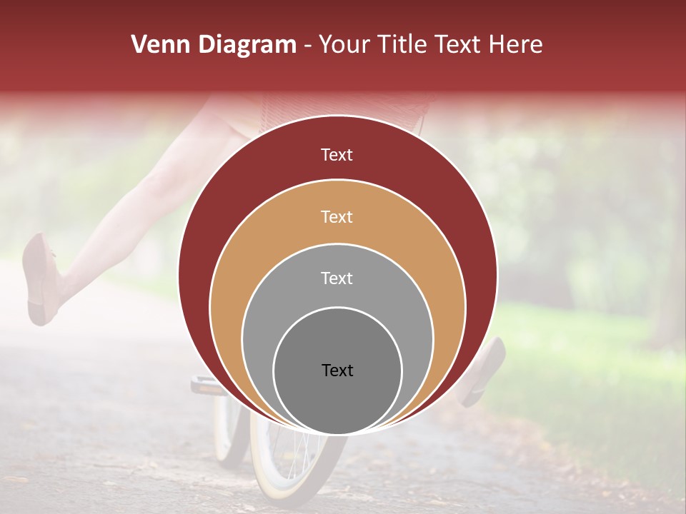 Summertime Landscape Flowers PowerPoint Template