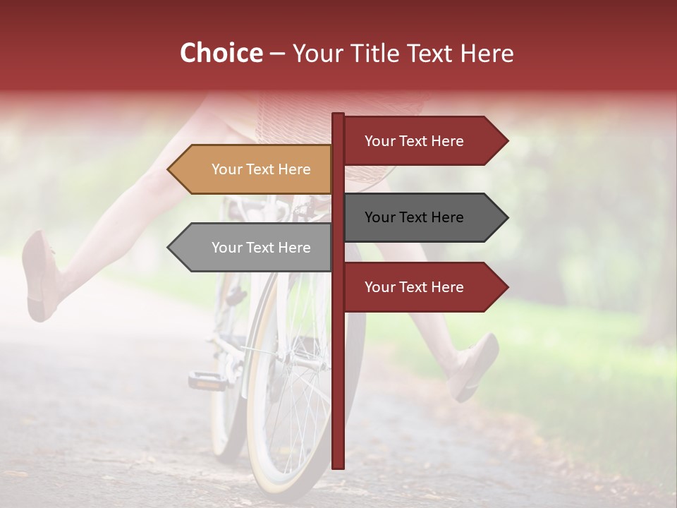 Summertime Landscape Flowers PowerPoint Template