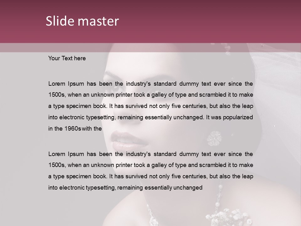 Women Personal Evening PowerPoint Template