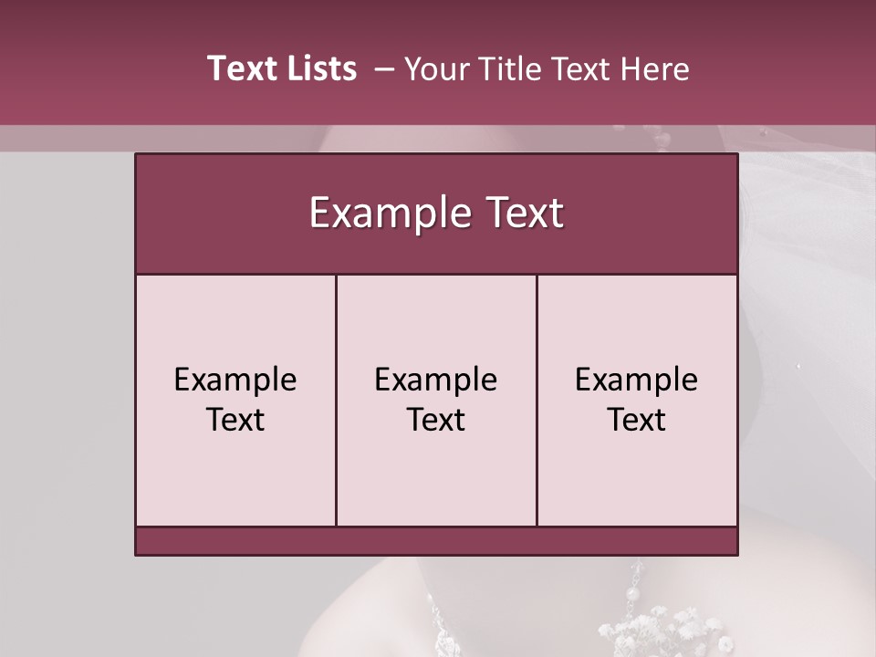 Women Personal Evening PowerPoint Template