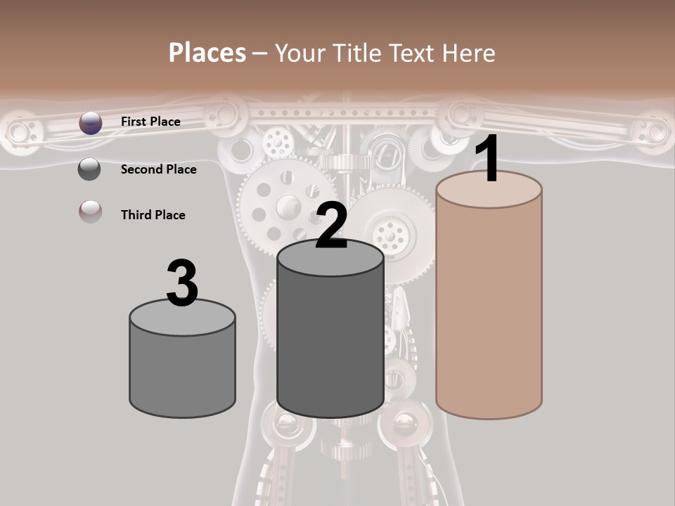 Perpetuum Mechanics Cooperation PowerPoint Template