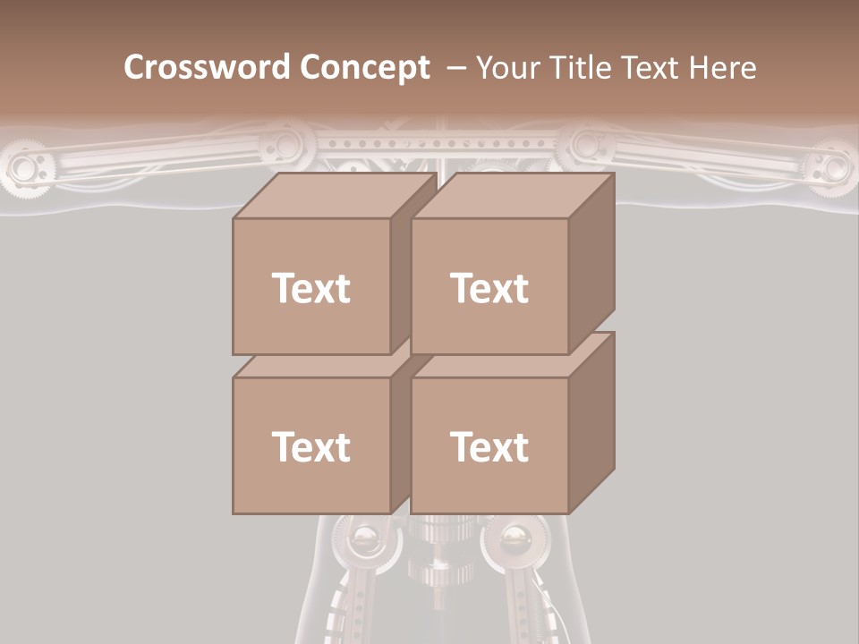 Perpetuum Mechanics Cooperation PowerPoint Template