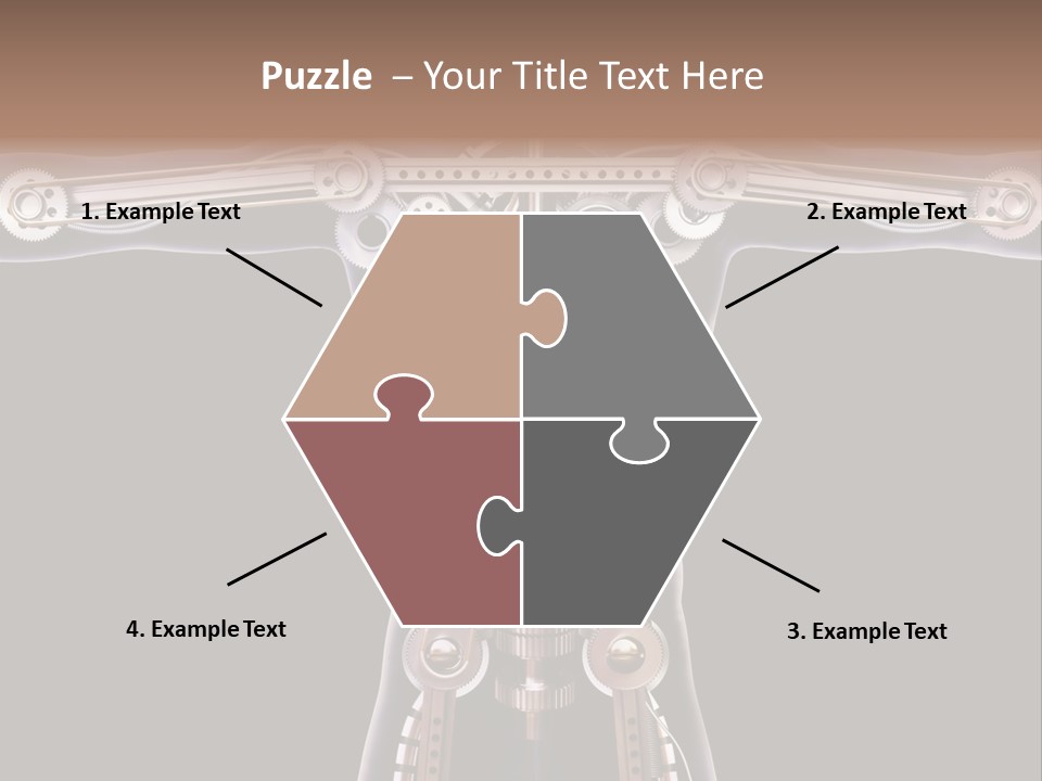 Perpetuum Mechanics Cooperation PowerPoint Template