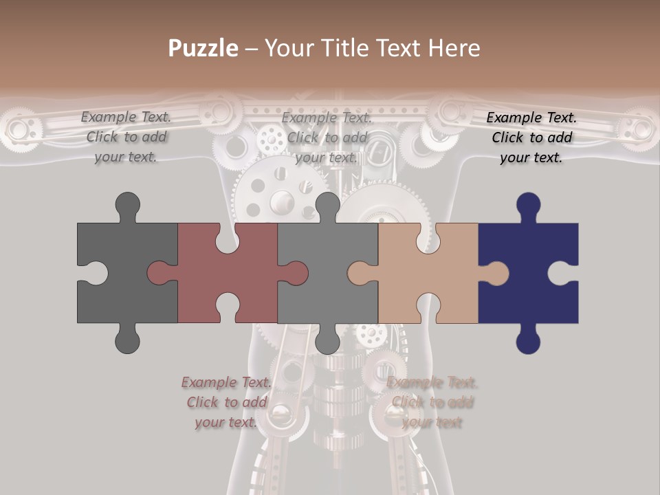 Perpetuum Mechanics Cooperation PowerPoint Template