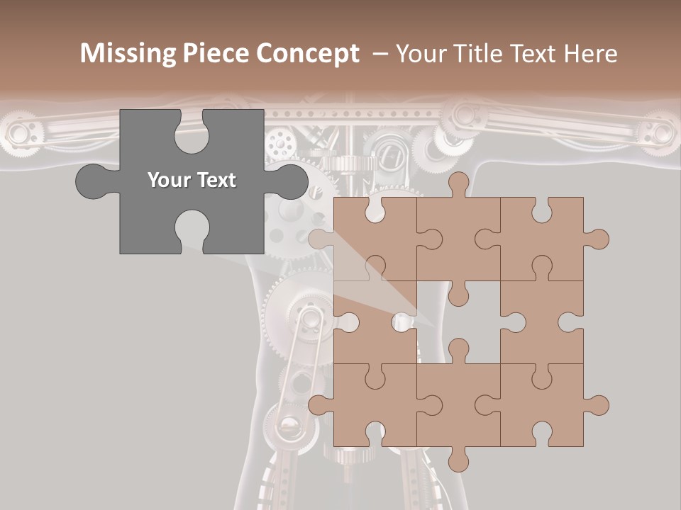 Perpetuum Mechanics Cooperation PowerPoint Template