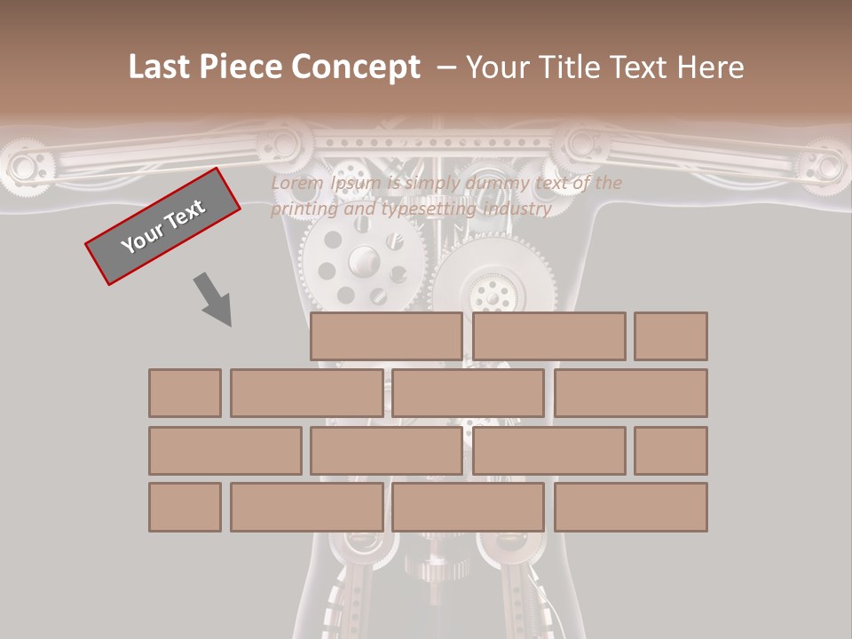 Perpetuum Mechanics Cooperation PowerPoint Template