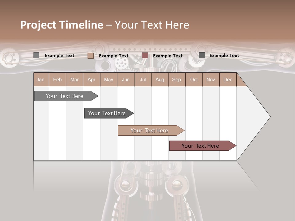Perpetuum Mechanics Cooperation PowerPoint Template