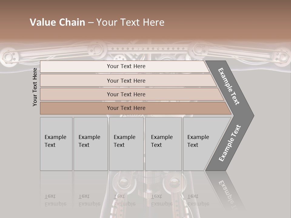 Perpetuum Mechanics Cooperation PowerPoint Template