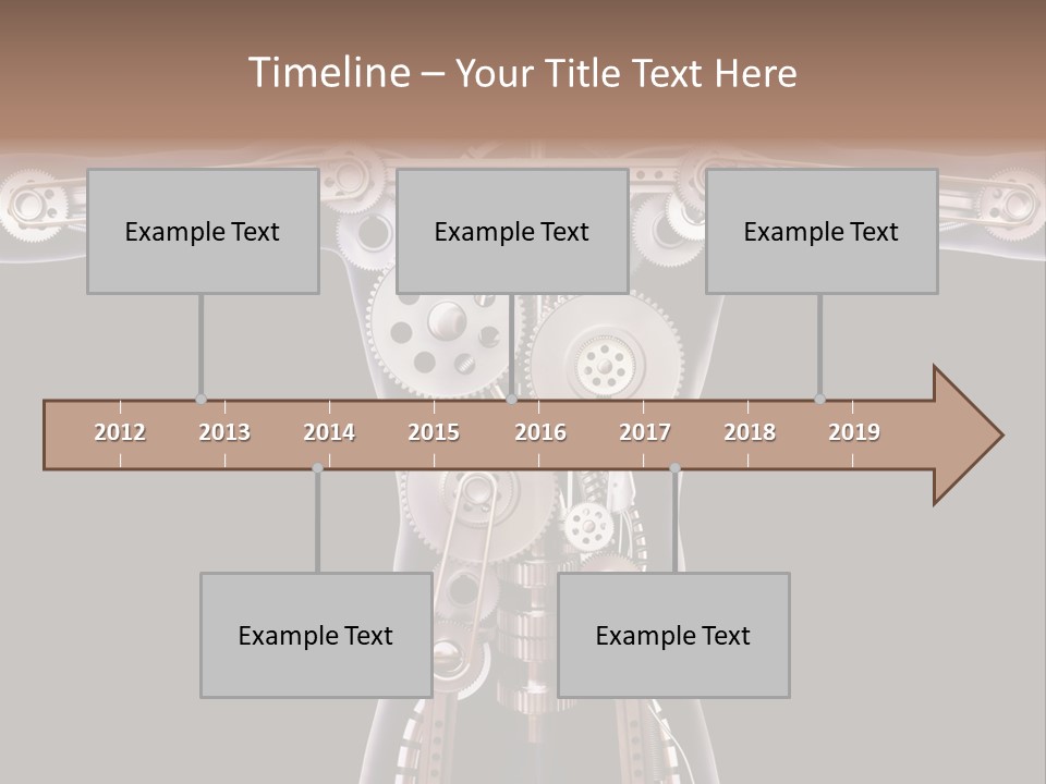 Perpetuum Mechanics Cooperation PowerPoint Template