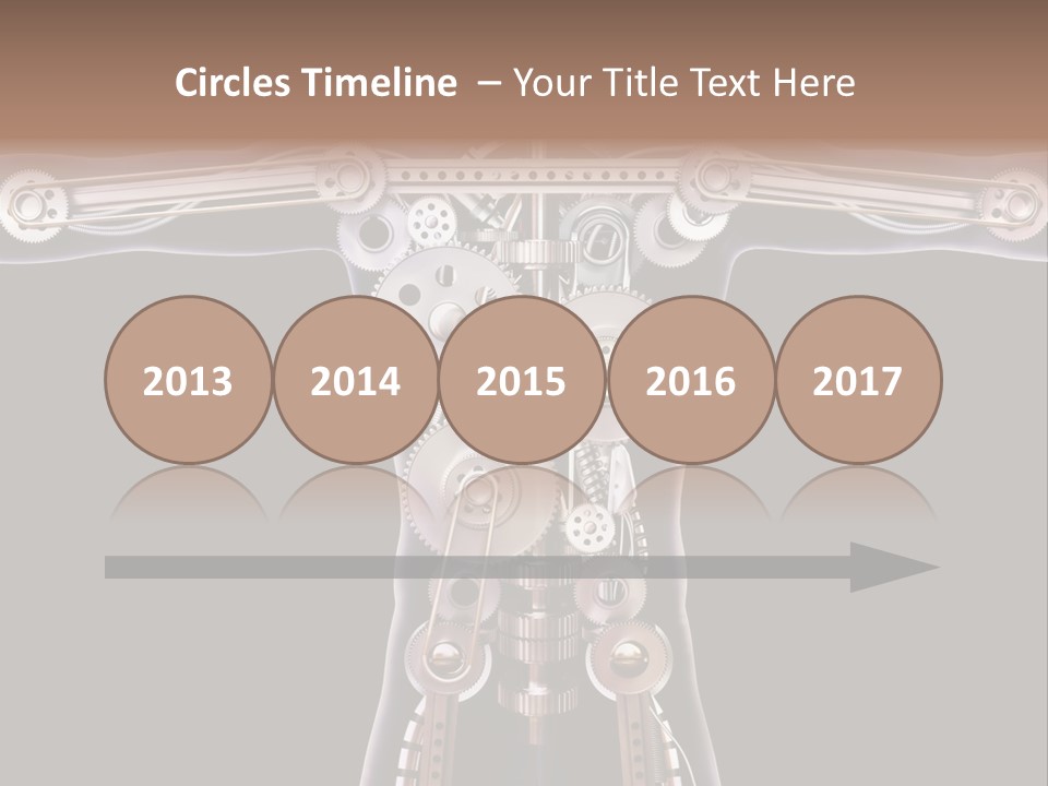 Perpetuum Mechanics Cooperation PowerPoint Template