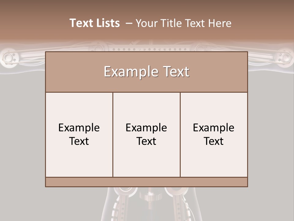 Perpetuum Mechanics Cooperation PowerPoint Template