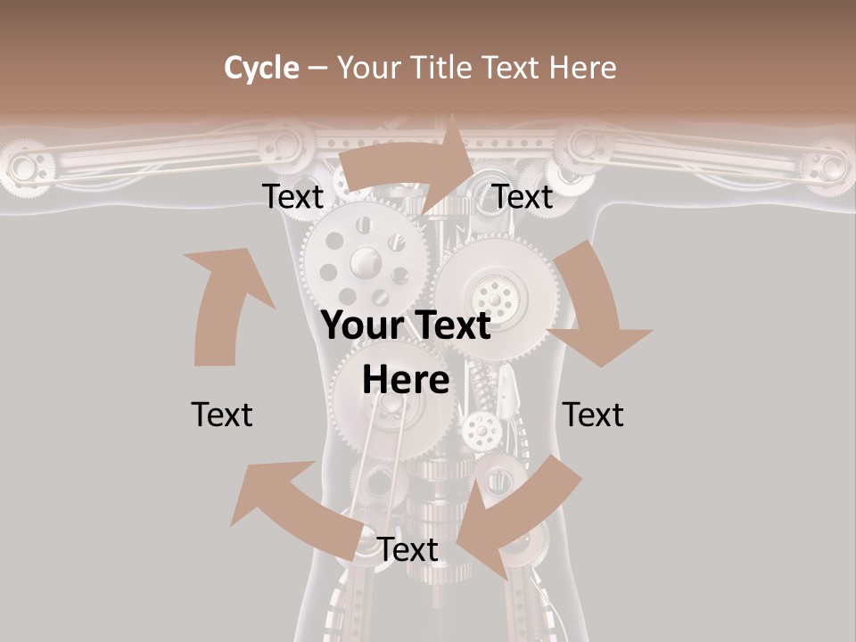 Perpetuum Mechanics Cooperation PowerPoint Template