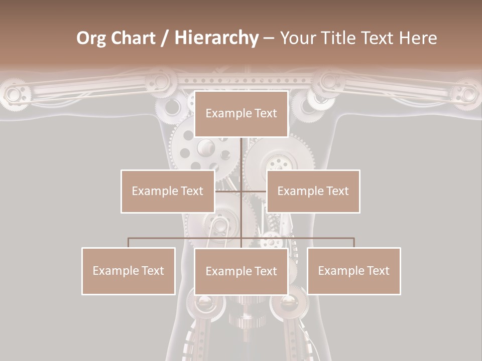 Perpetuum Mechanics Cooperation PowerPoint Template