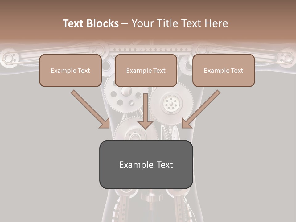 Perpetuum Mechanics Cooperation PowerPoint Template