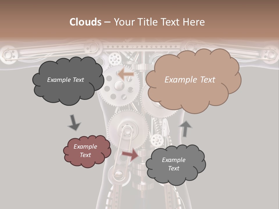 Perpetuum Mechanics Cooperation PowerPoint Template