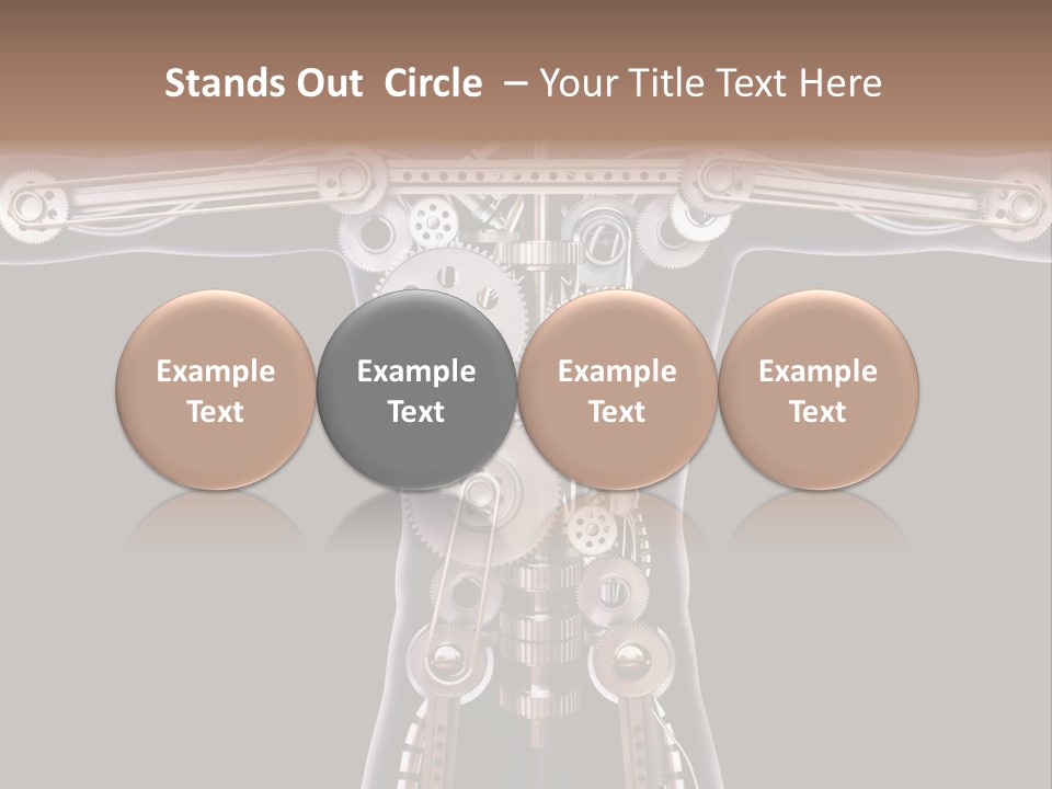 Perpetuum Mechanics Cooperation PowerPoint Template