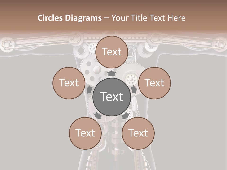 Perpetuum Mechanics Cooperation PowerPoint Template