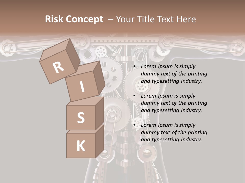 Perpetuum Mechanics Cooperation PowerPoint Template