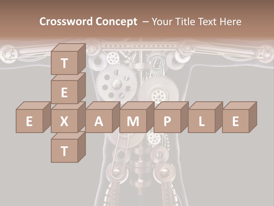 Perpetuum Mechanics Cooperation PowerPoint Template